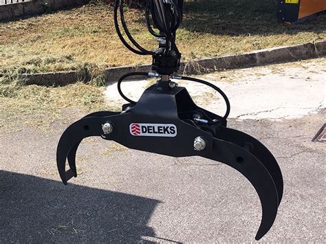 rotating grapple for mini excavator